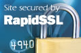 Secured with 128-bit SSL security from RapidSSL